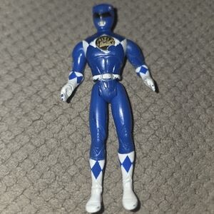 1995 Bandai Saban Power Rangers Ninja 4" Action Hero Blue Ranger Figure